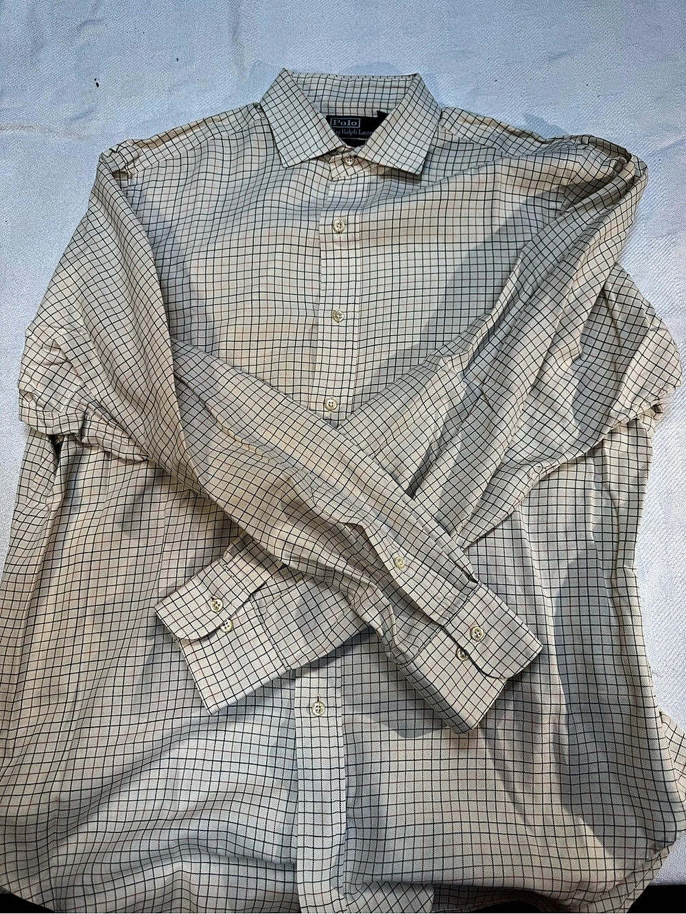 Polo by Ralph Lauren Estate Classic Fit Checkered Dress Shirt Size 161⁄2